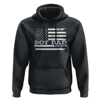 Boy Dad Est 2025 Hoodie Newborn Daddy Father Baby Boy Son USA Flag