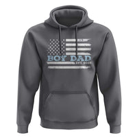 Boy Dad Est 2025 Hoodie Newborn Daddy Father Baby Boy Son USA Flag