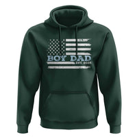 Boy Dad Est 2025 Hoodie Newborn Daddy Father Baby Boy Son USA Flag