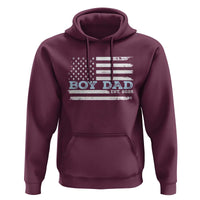 Boy Dad Est 2025 Hoodie Newborn Daddy Father Baby Boy Son USA Flag