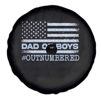 Dad Of Boys Outnumbered Spare Tire Cover Daddy Of Newborn Baby Boy First Fathers Day Camo American Flag