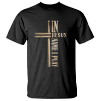Christian Drummer T Shirt In Jesus Name I Play Drumstick Cross Drums Percussionist