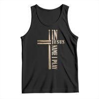 Christian Drummer Tank Top In Jesus Name I Play Drumstick Cross Drums Percussionist