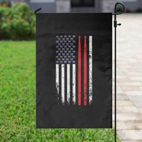 Patriotic Drummer Garden Flag Percussionist Gift Drumming Drumsticks American Flag