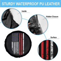 Patriotic Drummer Spare Tire Cover Percussionist Gift Drumming Drumsticks American Flag