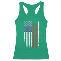 Patriotic Drummer Racerback Tank Top Percussionist Gift Drumming Drumsticks American Flag