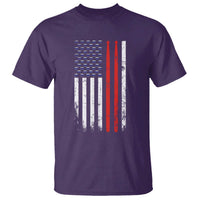 Patriotic Drummer T Shirt Percussionist Gift Drumming Drumsticks American Flag