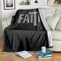 Christian Drummer Throw Blanket Faith Drum Stick Cross