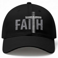 Christian Drummer Baseball Cap Faith Drum Stick Cross