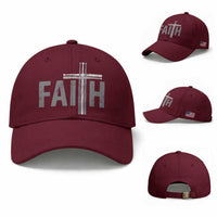 Christian Drummer Baseball Cap Faith Drum Stick Cross