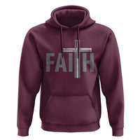 Christian Drummer Hoodie Faith Drum Stick Cross