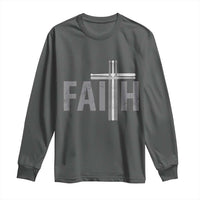 Christian Drummer Long Sleeve Shirt Faith Drum Stick Cross