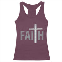 Christian Drummer Racerback Tank Top Faith Drum Stick Cross