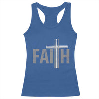 Christian Drummer Racerback Tank Top Faith Drum Stick Cross