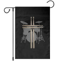 Christian Drummer Garden Flag Drum Sticks Cross Percussionist Jesus Church