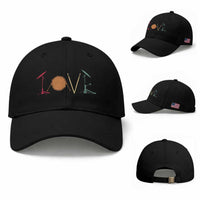 Retro Drummer Baseball Cap Drum Love Drums Drumline