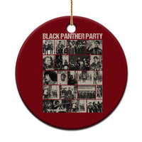 Vintage Black Panther Party Ceramic Ornament Huey P. Newton Bobby Seale Black History Month Juneteenth - Wonder Print Shop