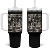 Vintage Black Panther Party Tumbler With Handle Huey P. Newton Bobby Seale Black History Month Juneteenth