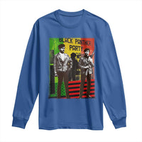 Vintage Black Panther Party Long Sleeve Shirt Black History Self Defense Huey Newton Bobby Seale