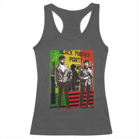 Vintage Black Panther Party Racerback Tank Top Black History Self Defense Huey Newton Bobby Seale