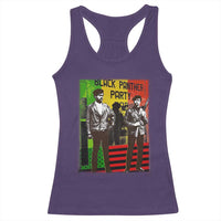 Vintage Black Panther Party Racerback Tank Top Black History Self Defense Huey Newton Bobby Seale
