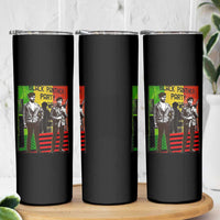 Vintage Black Panther Party Skinny Tumbler Black History Self Defense Huey Newton Bobby Seale