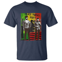 Vintage Black Panther Party T Shirt Black History Self Defense Huey Newton Bobby Seale