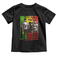 Vintage Black Panther Party Toddler T Shirt Black History Self Defense Huey Newton Bobby Seale