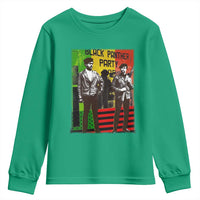Vintage Black Panther Party Youth Sweatshirt Black History Self Defense Huey Newton Bobby Seale