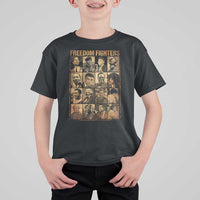 Black Freedom Fighters T Shirt For Kid Huey P. Newton Bobby Seale Black History Month Juneteenth