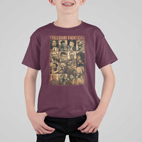 Black Freedom Fighters T Shirt For Kid Huey P. Newton Bobby Seale Black History Month Juneteenth