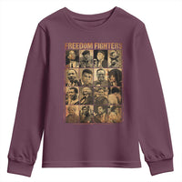Black Freedom Fighters Youth Sweatshirt Huey P. Newton Bobby Seale Black History Month Juneteenth