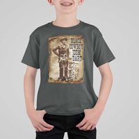 Black Cowboy Isom Dart T Shirt For Kid African American Cowboys Black History