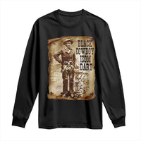 Black Cowboy Isom Dart Long Sleeve Shirt African American Cowboys Black History