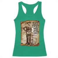 Black Cowboy Isom Dart Racerback Tank Top African American Cowboys Black History
