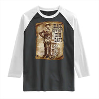 Black Cowboy Isom Dart Raglan Shirt African American Cowboys Black History