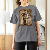 Black Cowboy Isom Dart T Shirt For Women African American Cowboys Black History