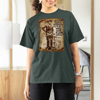 Black Cowboy Isom Dart T Shirt For Women African American Cowboys Black History