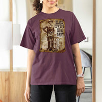 Black Cowboy Isom Dart T Shirt For Women African American Cowboys Black History