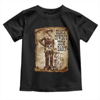 Black Cowboy Isom Dart Toddler T Shirt African American Cowboys Black History