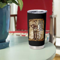 Black Cowboy Isom Dart Tumbler Cup African American Cowboys Black History