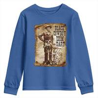 Black Cowboy Isom Dart Youth Sweatshirt African American Cowboys Black History
