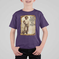 Black Cowboy Bill Pickett T Shirt For Kid African American Cowboys Black History