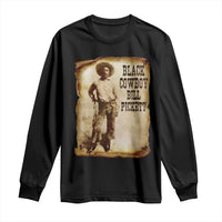 Black Cowboy Bill Pickett Long Sleeve Shirt African American Cowboys Black History