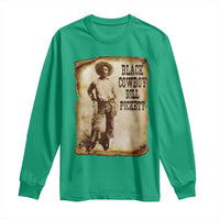 Black Cowboy Bill Pickett Long Sleeve Shirt African American Cowboys Black History
