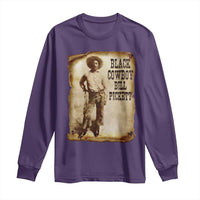 Black Cowboy Bill Pickett Long Sleeve Shirt African American Cowboys Black History