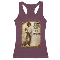 Black Cowboy Bill Pickett Racerback Tank Top African American Cowboys Black History