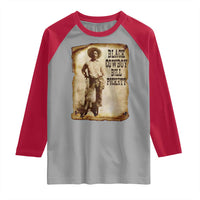 Black Cowboy Bill Pickett Raglan Shirt African American Cowboys Black History