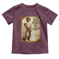 Black Cowboy Bill Pickett Toddler T Shirt African American Cowboys Black History