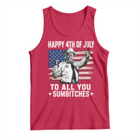 Happy 4th Of July To All You Sumbitches Tank Top Funny Independence Day Meme American Flag